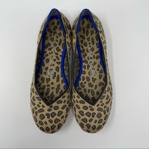 Rothy’s The Flat Round Toe in Leopard Size 7